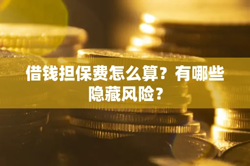济南借钱担保费怎么算？有哪些隐藏风险？