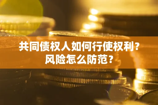 济南共同债权人如何行使权利？风险怎么防范？